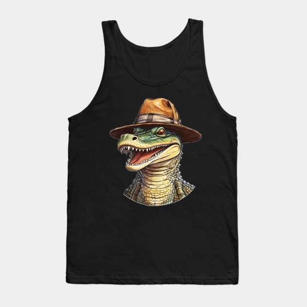 Aussie Croc Tank Top by Tweedy Love